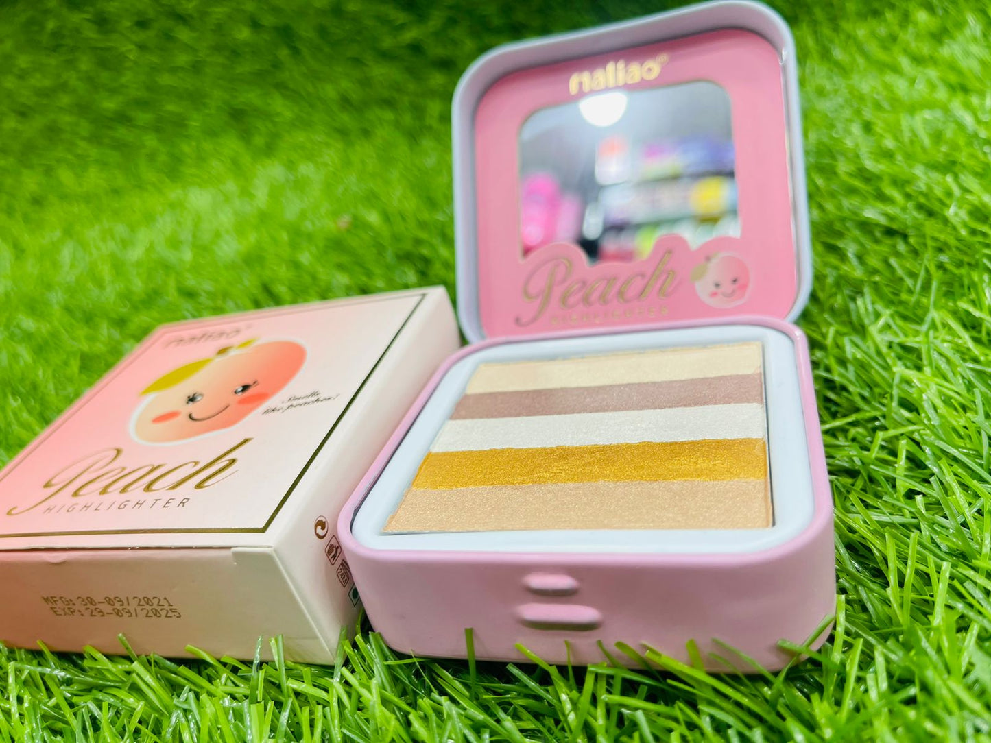 MALIAO PEACH SINGLE BRICK HIGHLIGHTER