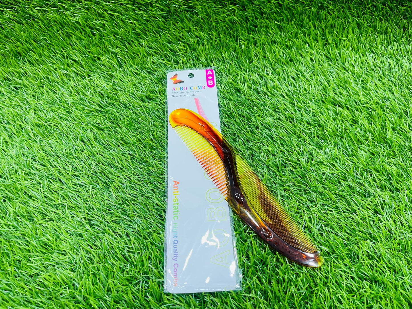 ANTISTATIC HAIR COMB FANCY DOUBLE SIDED HAIR COMB