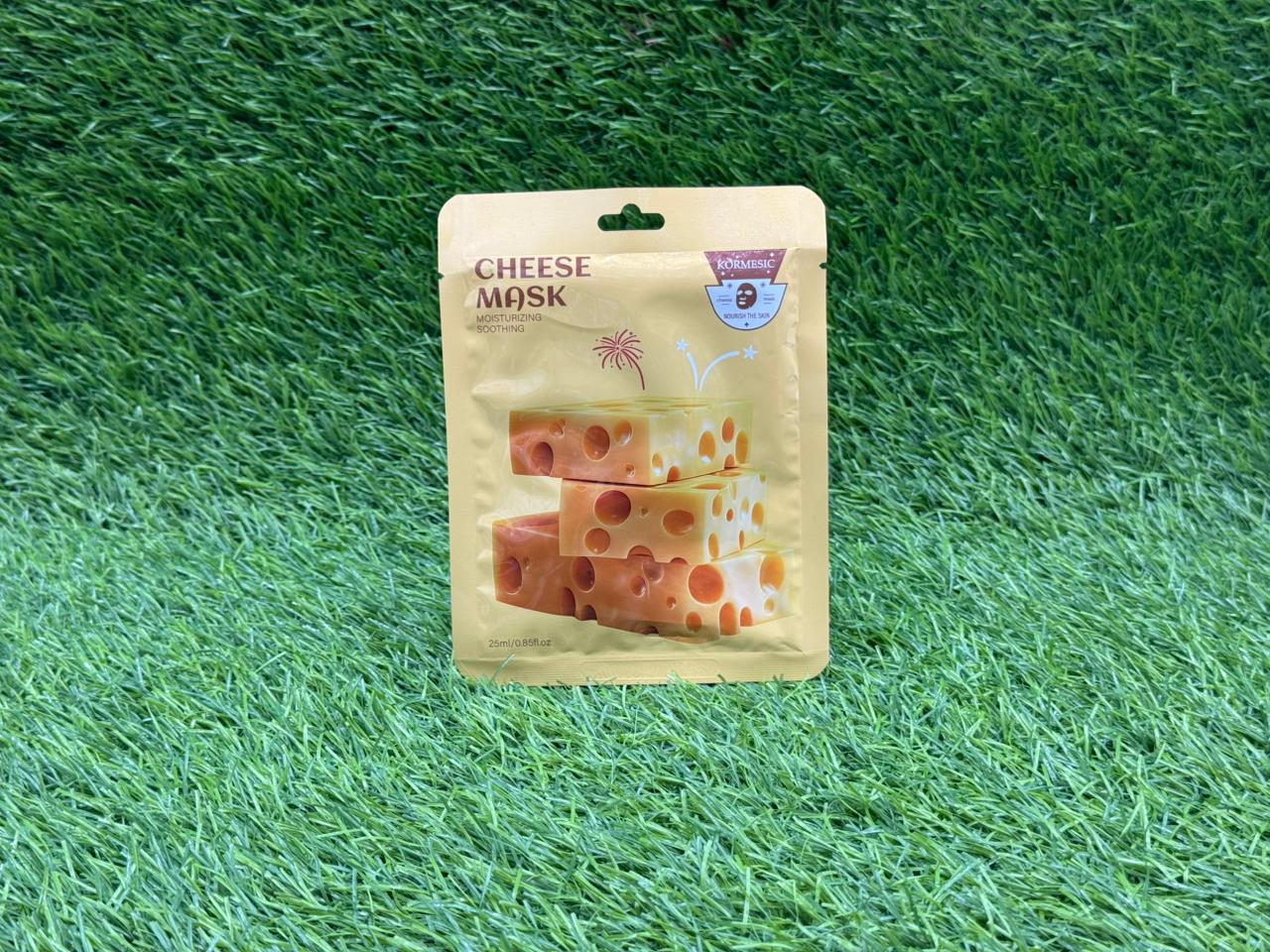 KORSEMIC CHEESE FACE SHEET MASK (FOR OILY/ACNE SKIN)