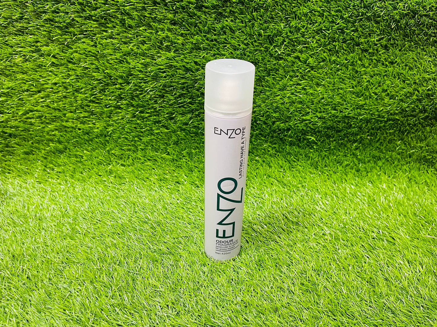 ENZO WHITE HAIR SPRAY ODOURE FRAGRANCE  NO GREASY RESIDUE HAIR SPRAY  (420 ml)