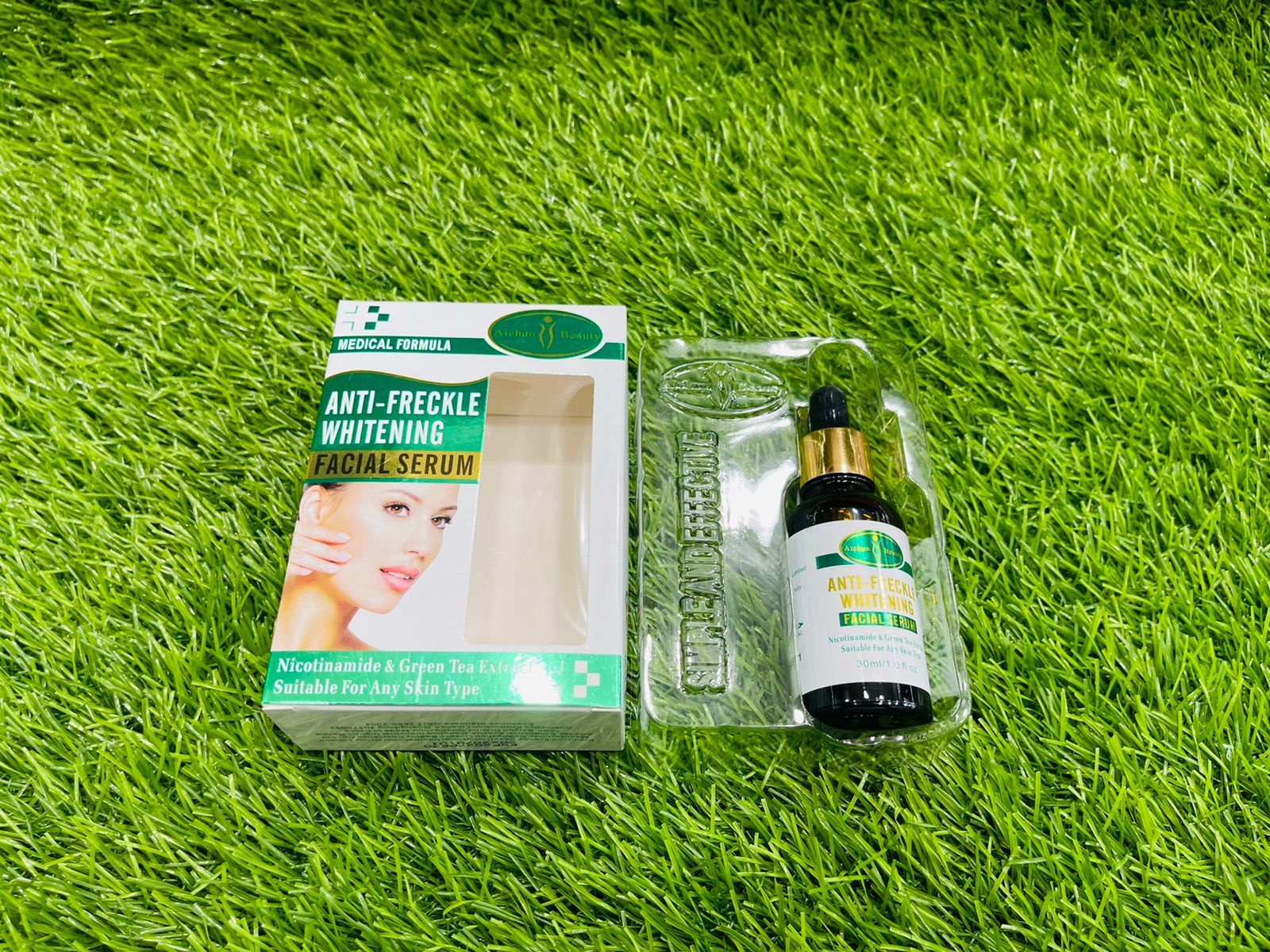 AICHUN BEAUTY Vitamin C Serum 12,5 % – Gegen Falten & Für Strahlende Haut, 30 Ml