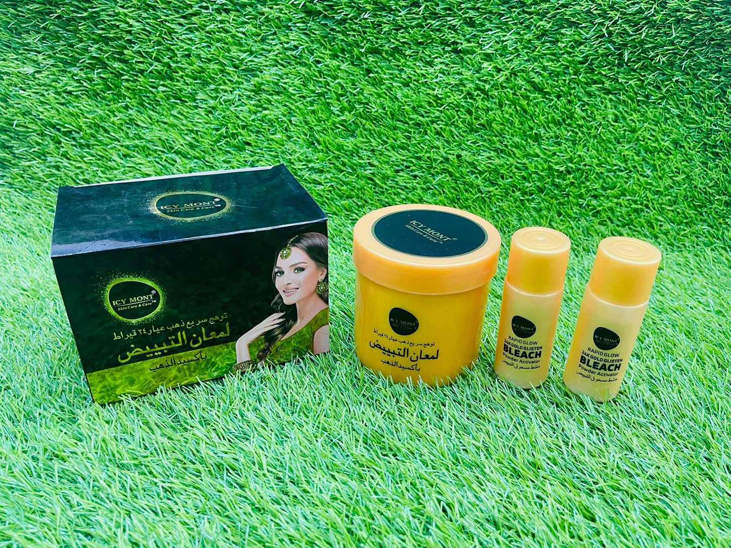 ICY MONT 24K GOLD BLEACH CREAM 500GRM(ALL SKIN TYPES)