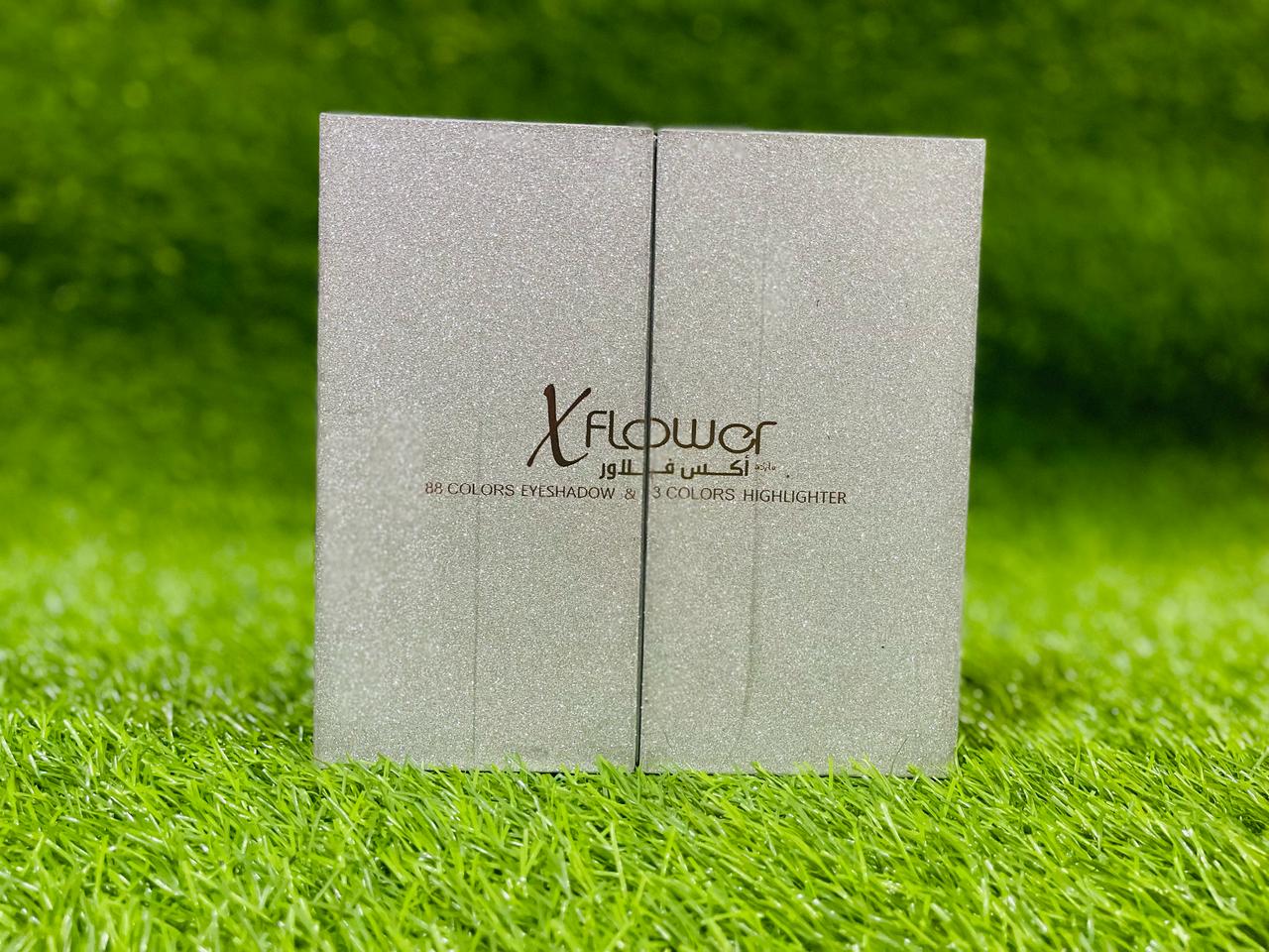 X FLOWER 88 COLOR EYESHADOW & 3 COLOR HIGHLIGHTER KIT