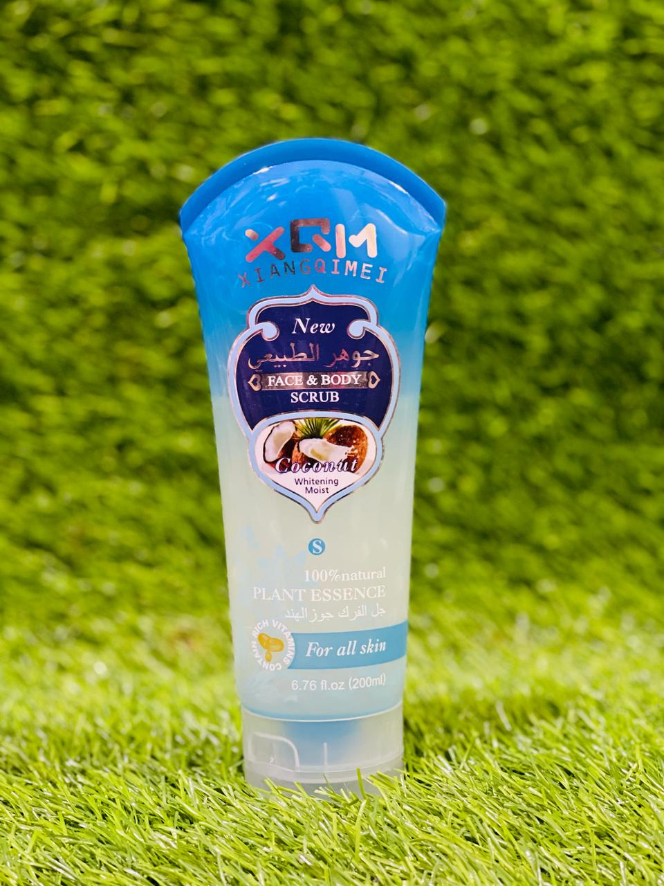 XQM FACE & BODY CLEANSING SCRUB GEL 200ML (ALL SKIN TYPES)