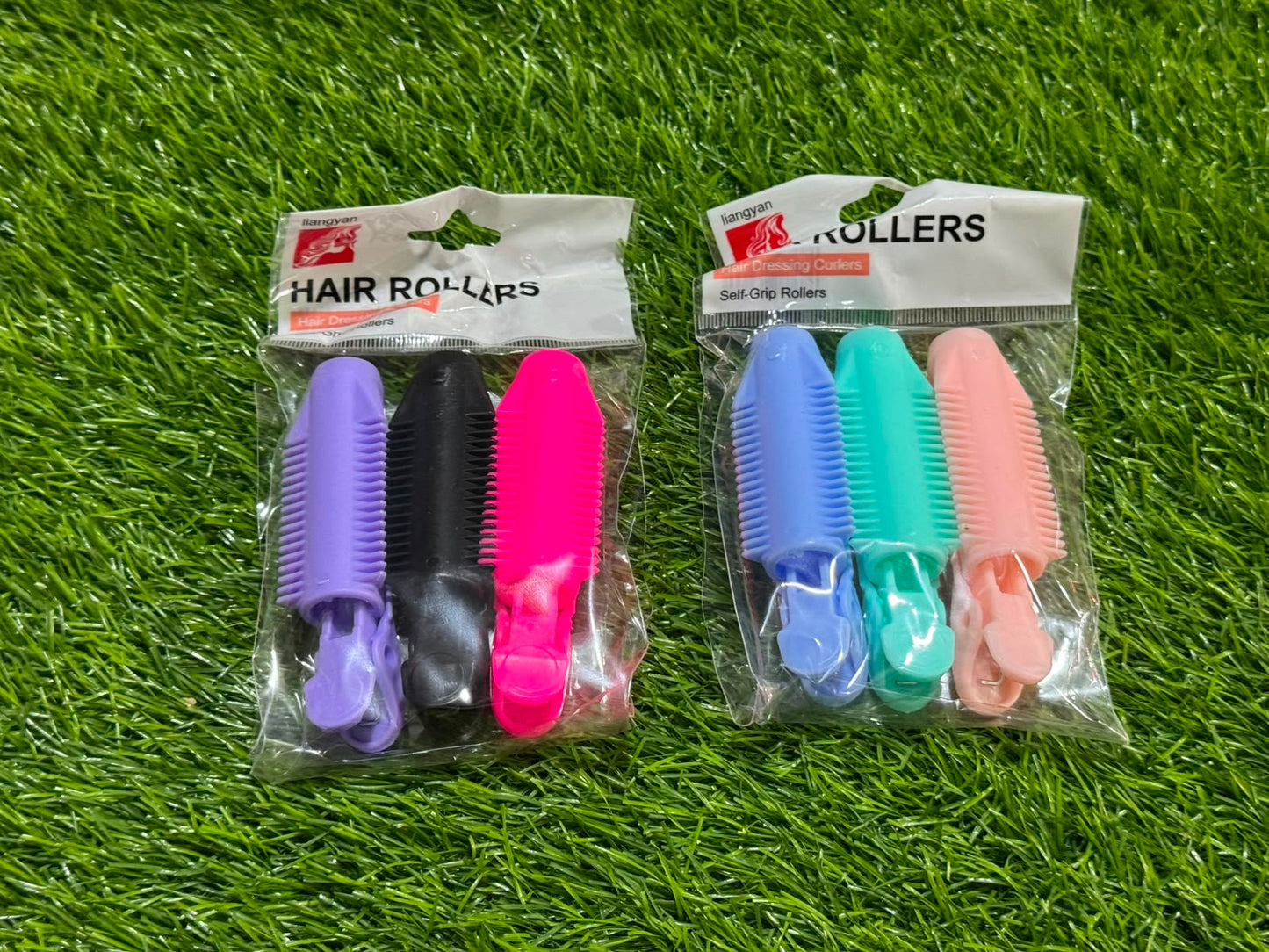 EMBEDDED SECTION PIN WITH PLASTIC HAIR ROLLER
