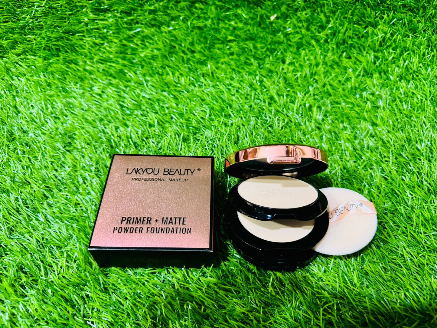 Lakyou beauty prime + matte shine&matt face powder