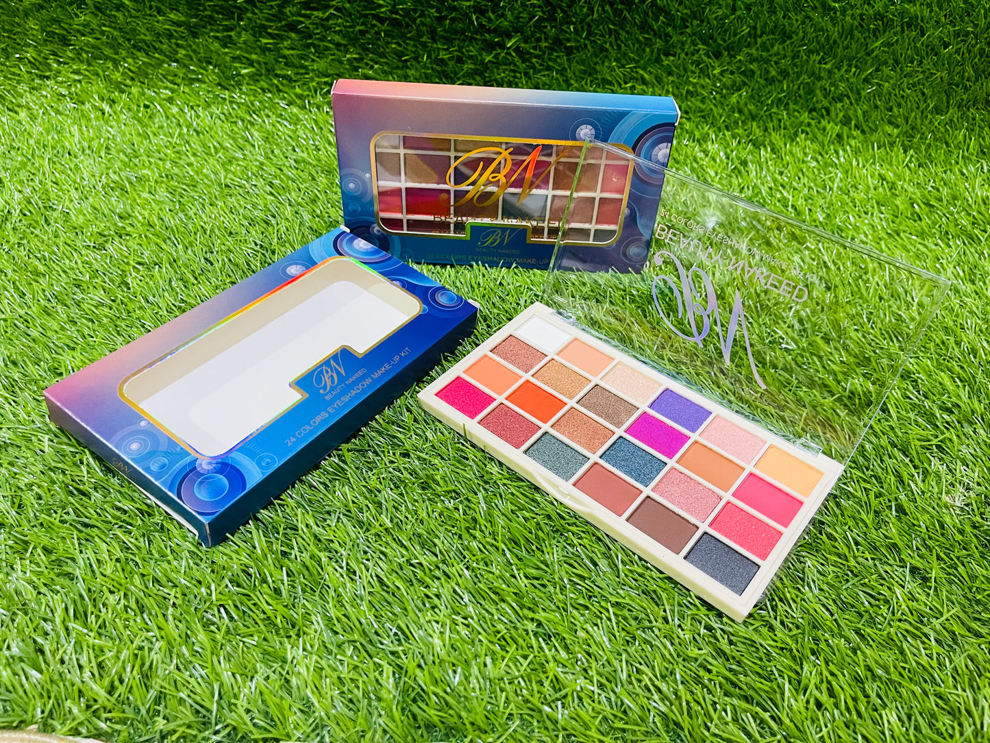 BN Beauty Nakeed 24 Colors Velvet+Matt Eyeshadow Kit Palette B-24