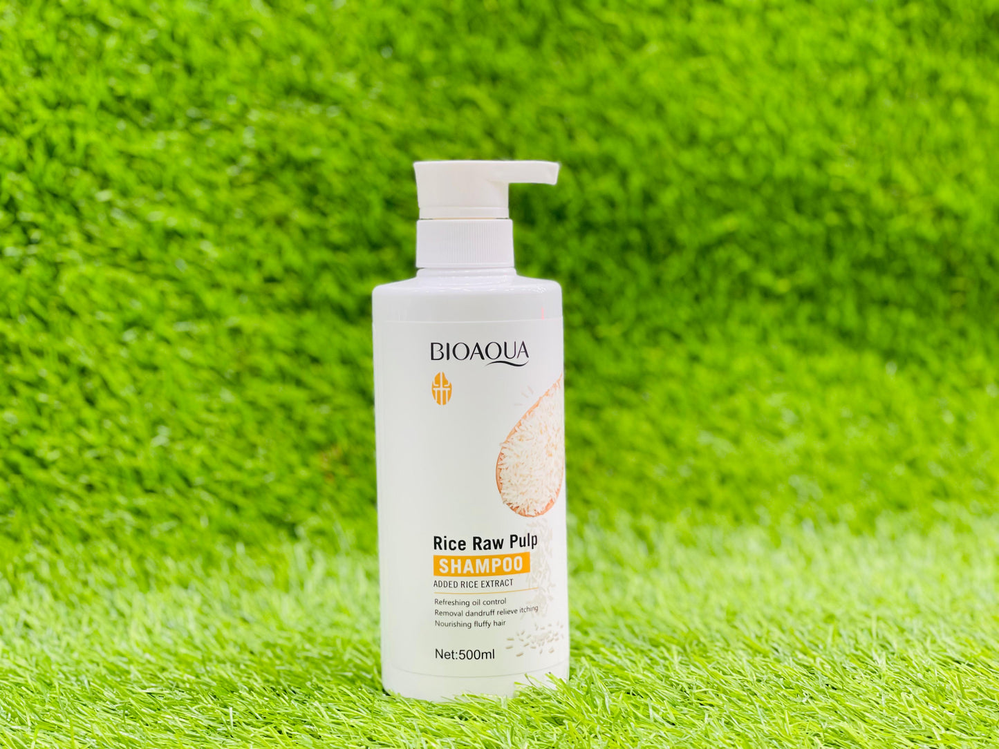 BIO AQUA RICERAW PULP SHAMPOO 500ML