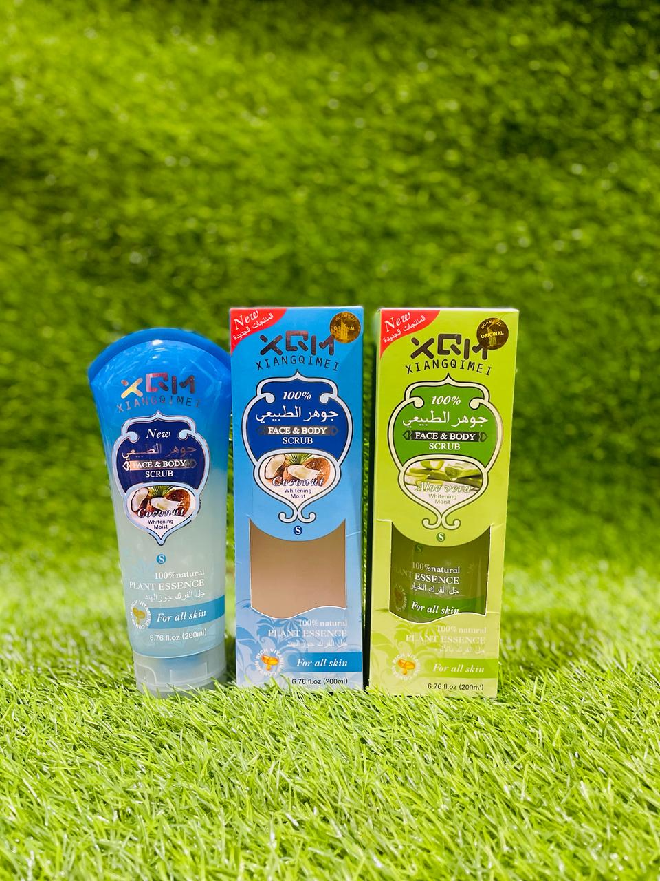 XQM FACE & BODY CLEANSING SCRUB GEL 200ML (ALL SKIN TYPES)
