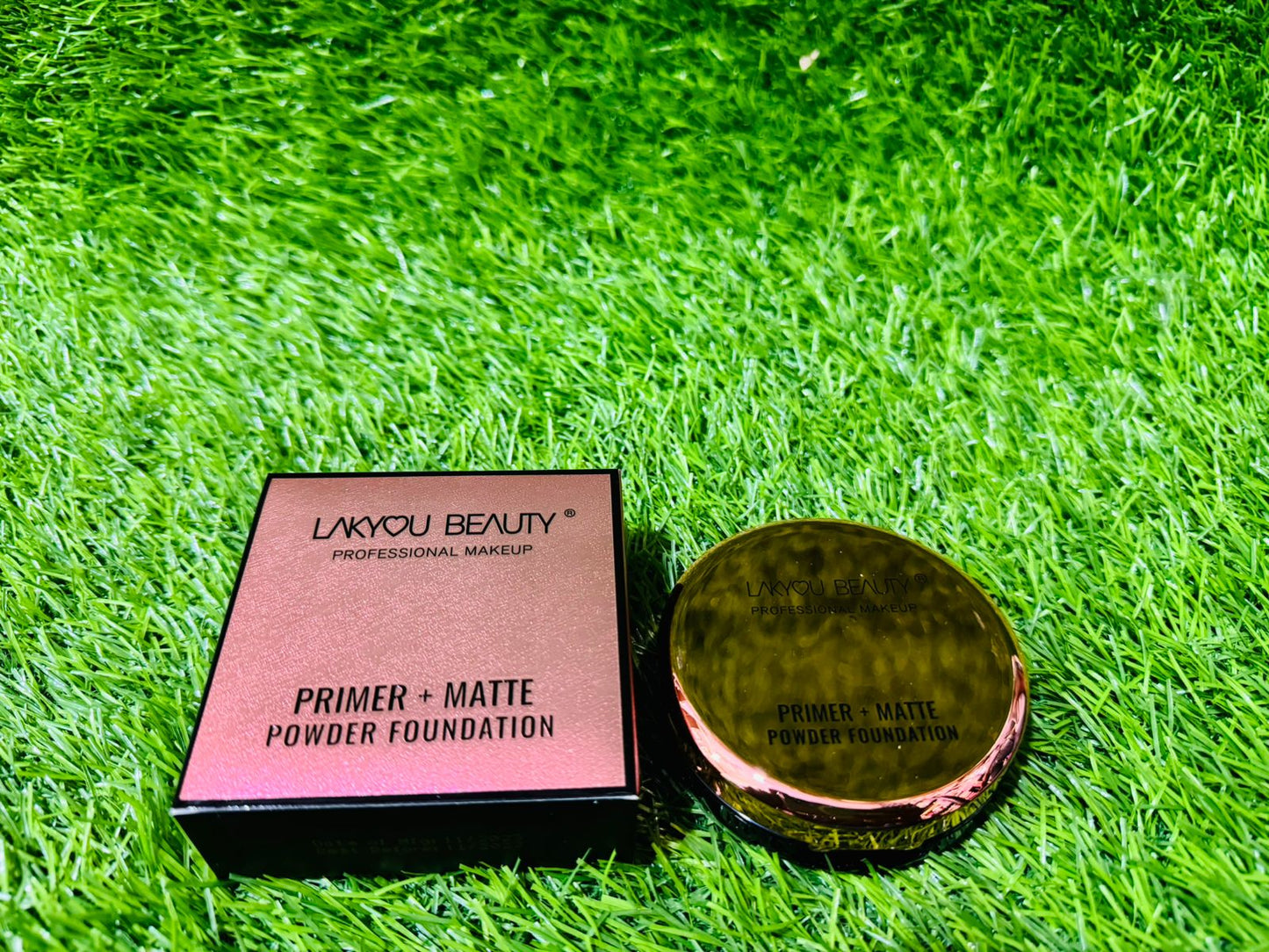 Lakyou beauty prime + matte shine&matt face powder