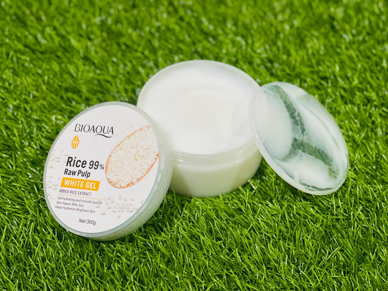 Bioaqua Rice Raw Pulp White Gel Moisturizing Brightening Gel 300g