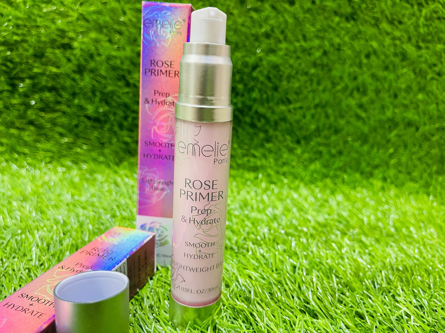 EMELIE ALL DAY CRYSTAL SKIN PRIMER BOTTLE