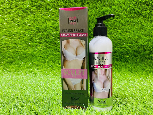 PRETTY COWRY SOFT CURVE 4D EXPAND BREAST BEAUTY CREAM - 200g