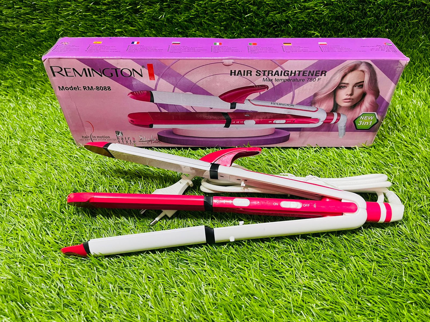 REMINGTON STYLER SH-8088 3 IN 1 STRAIGHTENER