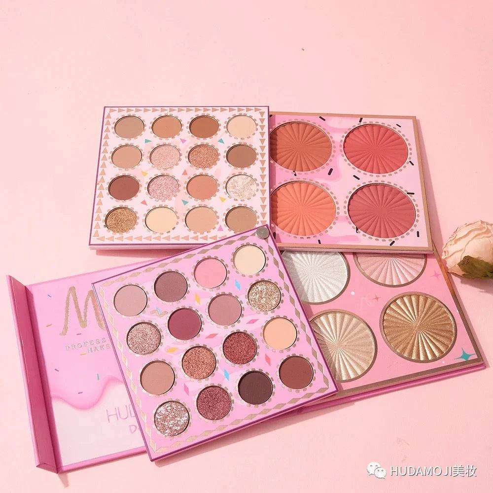 Hudamoji 4 flip standard size full makeup kit