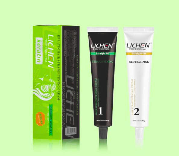 Lichen Keratin Straight Off Hair Straightening Cream