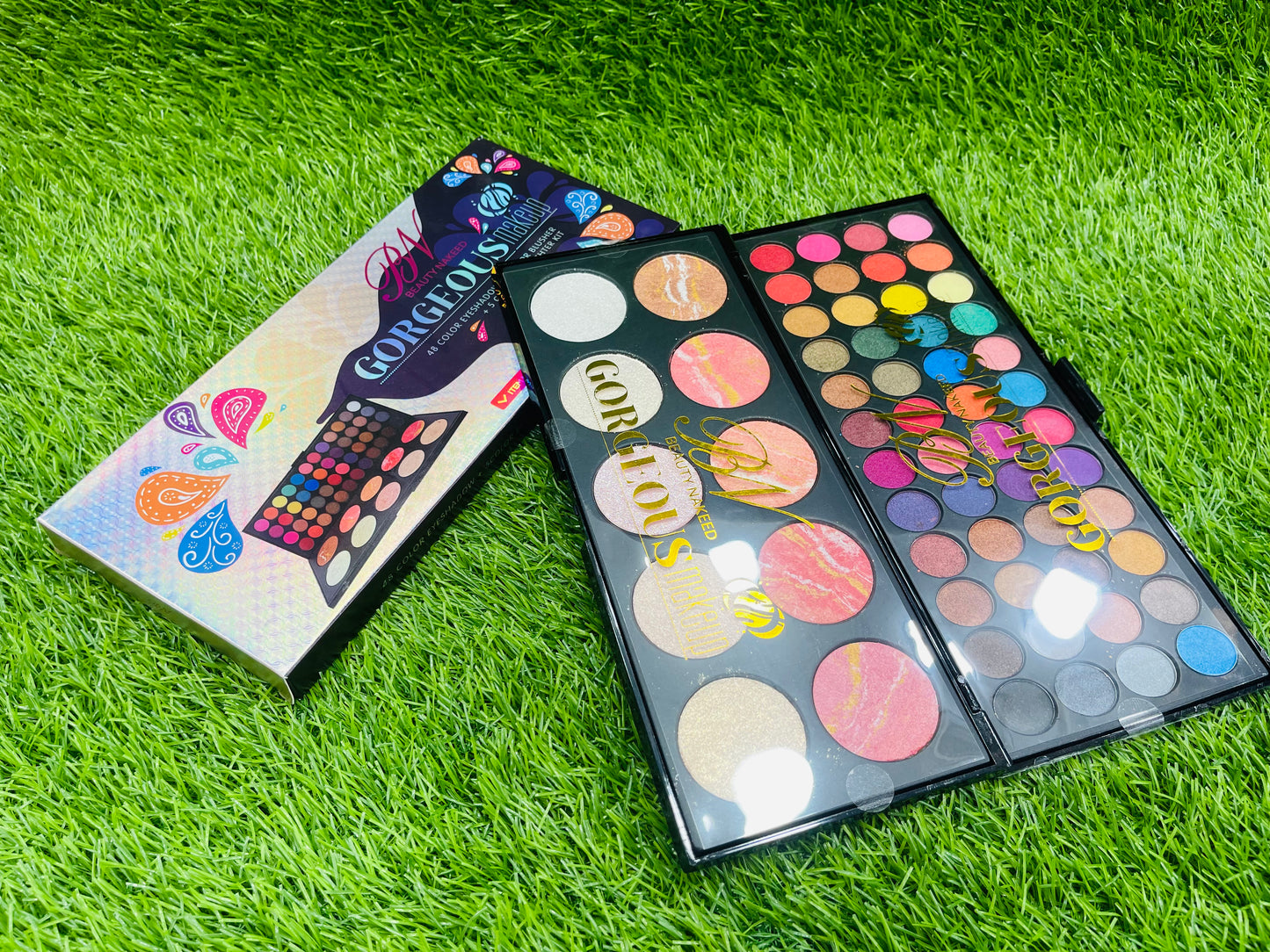 BN GORGEOUS 48+5+5 STANDARD SIZE FULL MAKEUP KIT