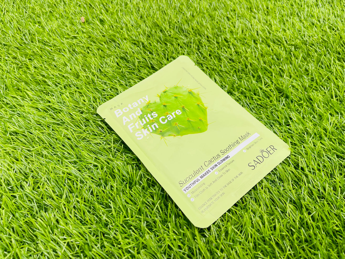 SADOER CACTUS FACE SHEET MASK (FOR ALL SKIN TYPES)