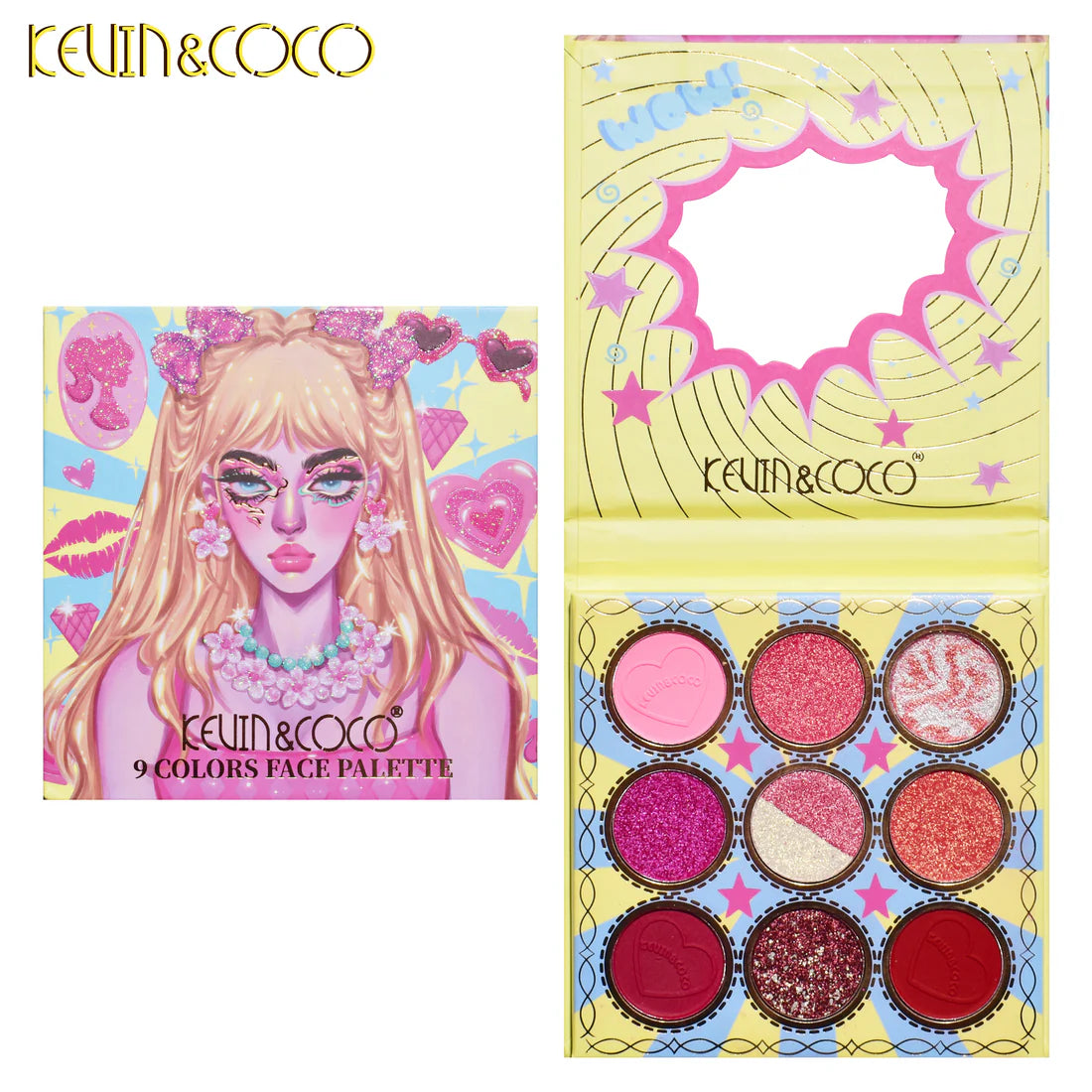 Kevin & Coco Mini 9 Colors Palette