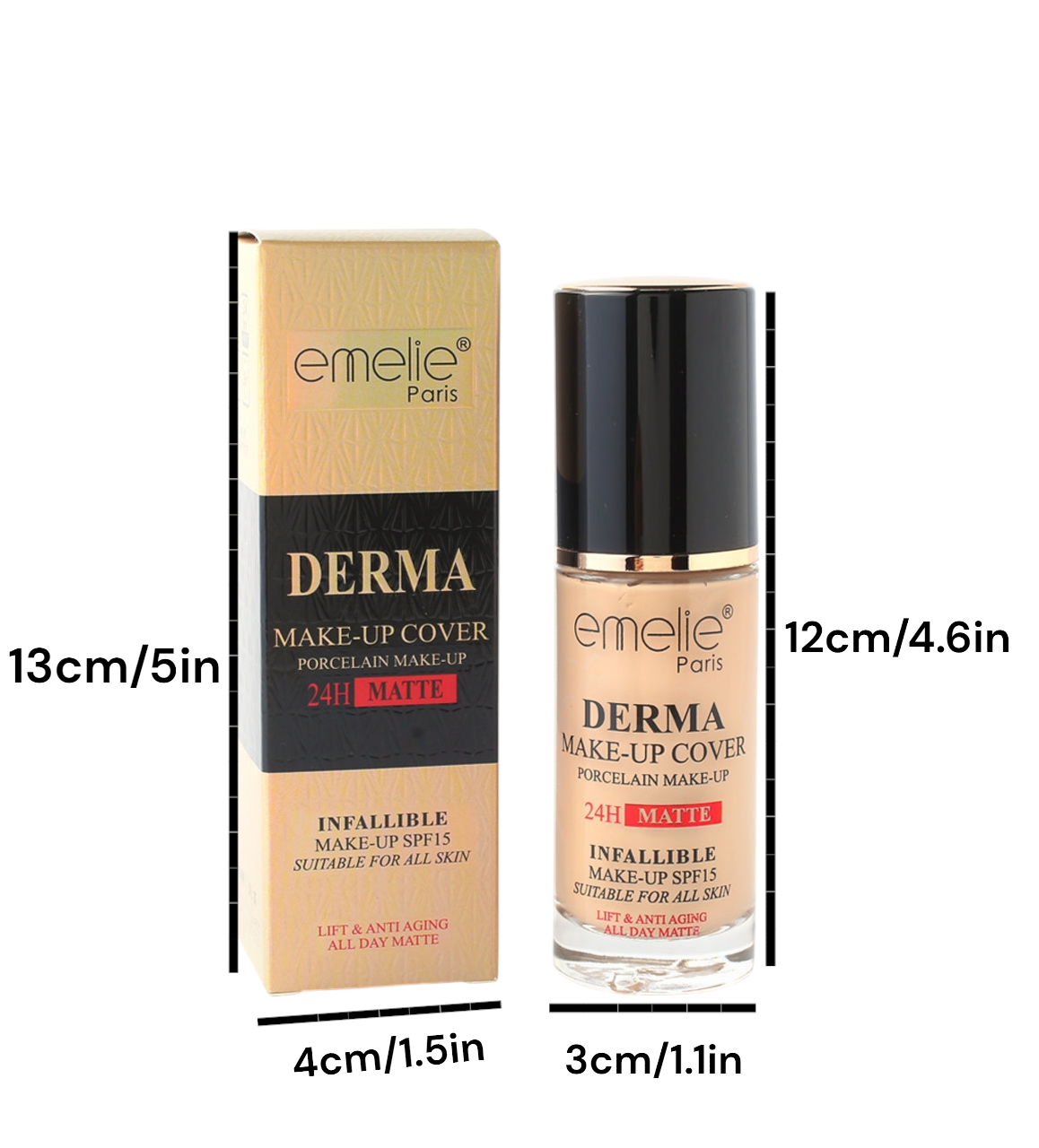 DERMA MAKE UP  COVER FOUNDATION