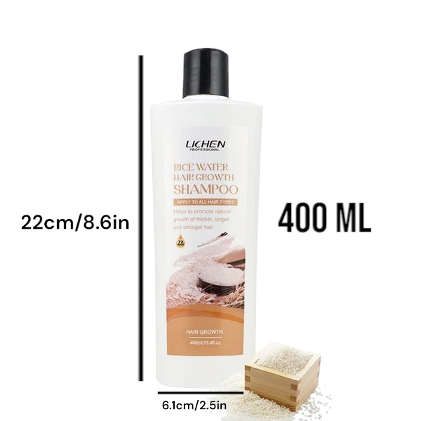 Lichen Rice Water Hair Growth Shampoo 400ML