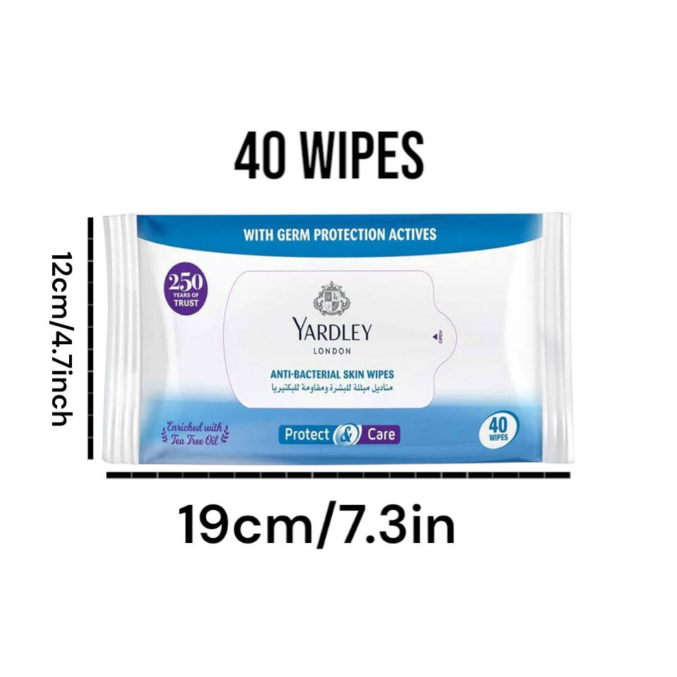 WHITE CREAM PROTECTION ACTIVES YARDLE WIPES