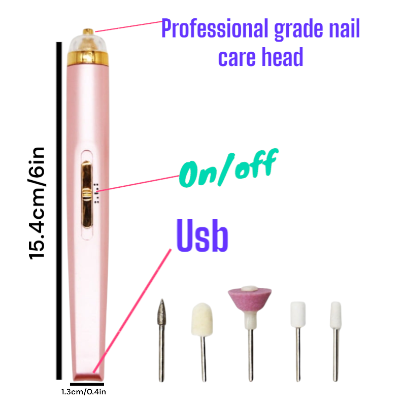 SALON MAKE A NAIL ELECTRIC RECHARGABLE NAIL SHAPER MACHINE