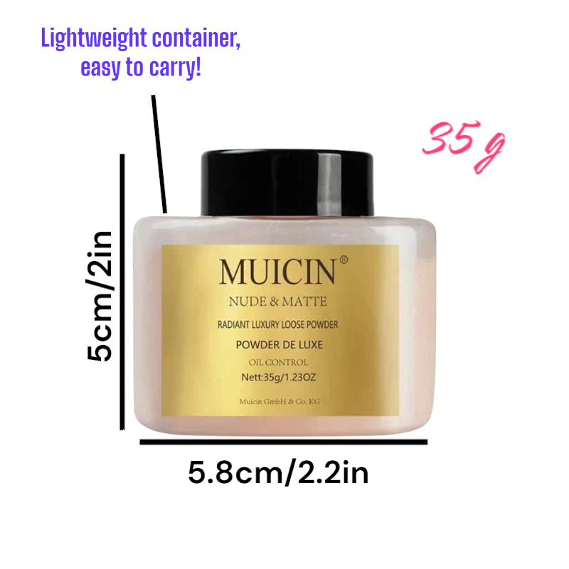 Muicin Nude&Matte Radiant Luxury Loose Powder