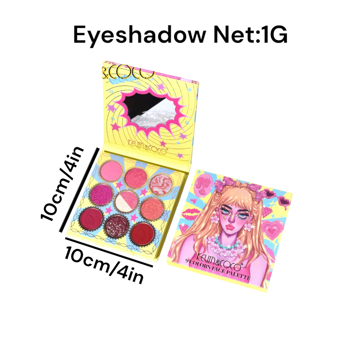 Kevin & Coco Mini 9 Colors Palette