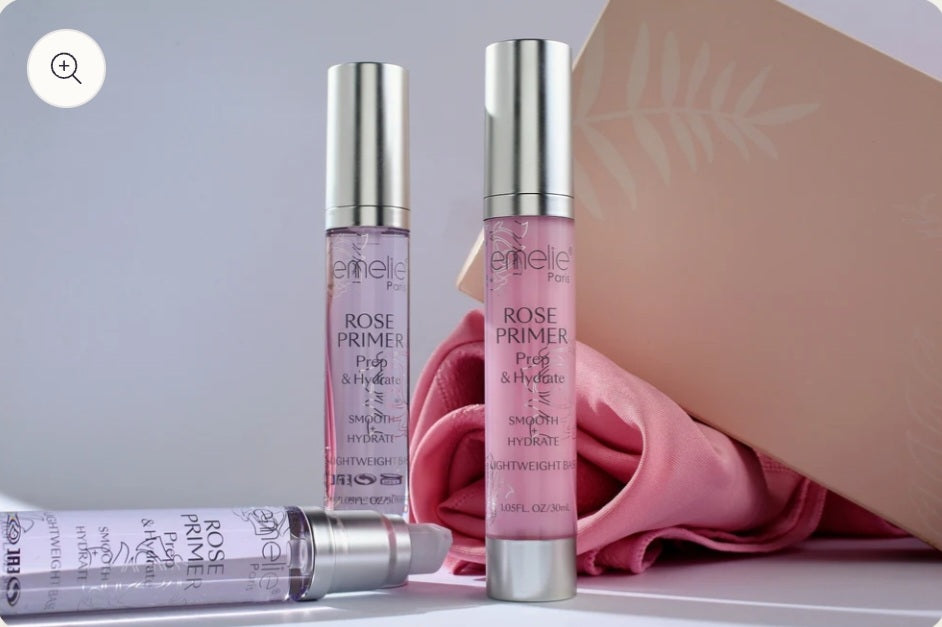 EMELIE ALL DAY CRYSTAL SKIN PRIMER BOTTLE