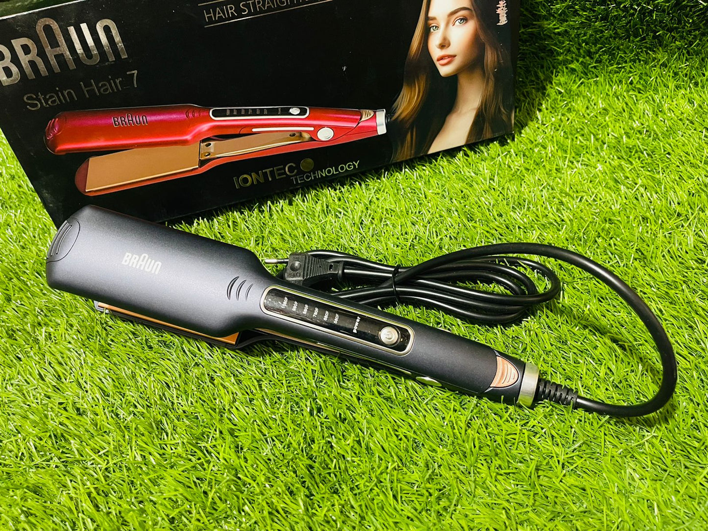 Braun Satin Hair 7 Hair Straightener, IONTEC Technology,