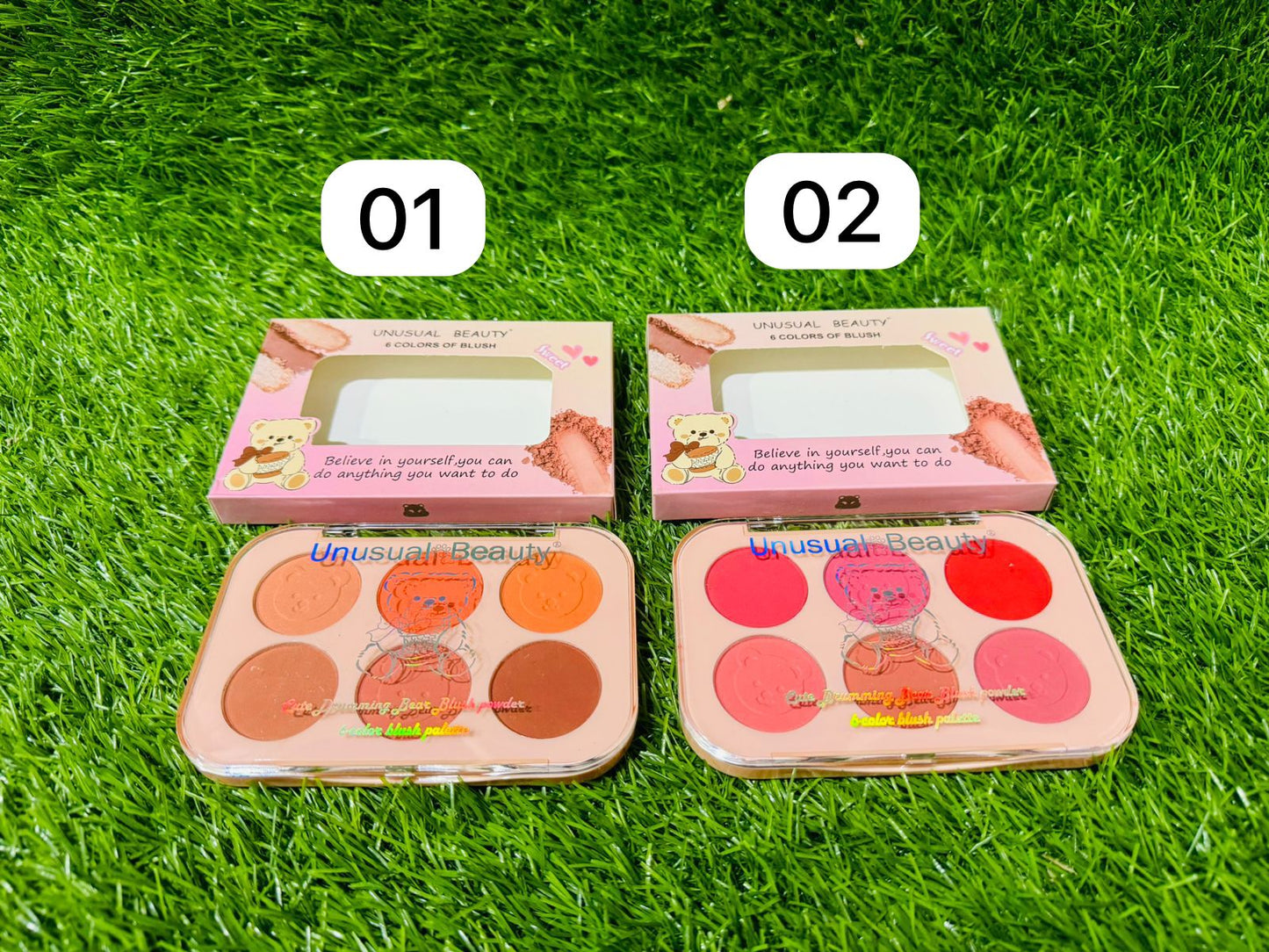 UNUSUAL BEAUTY 6 COLOUR BLUSH KIT