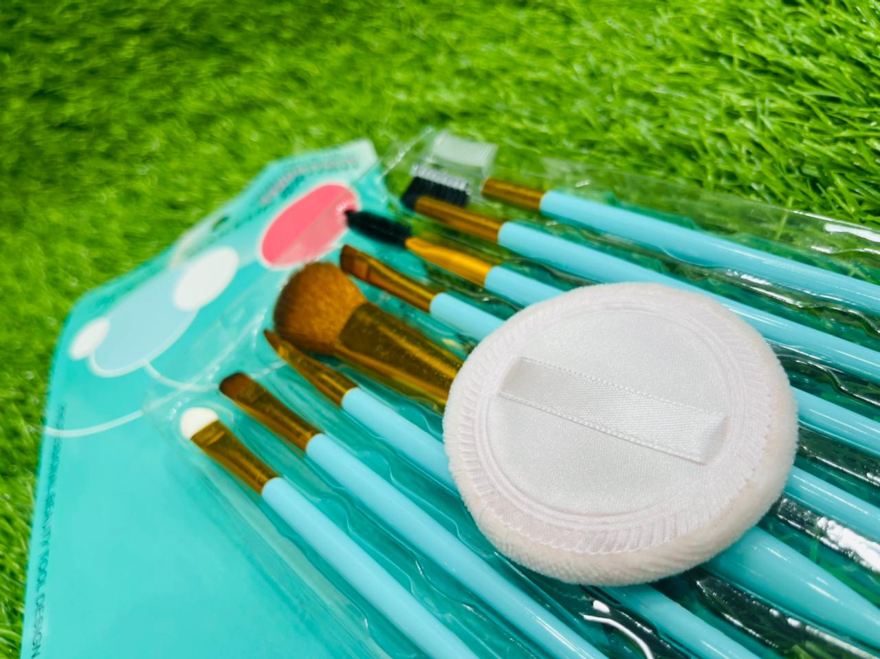 HENGRUN MAKEUP BRUSH SET WITH PUFF