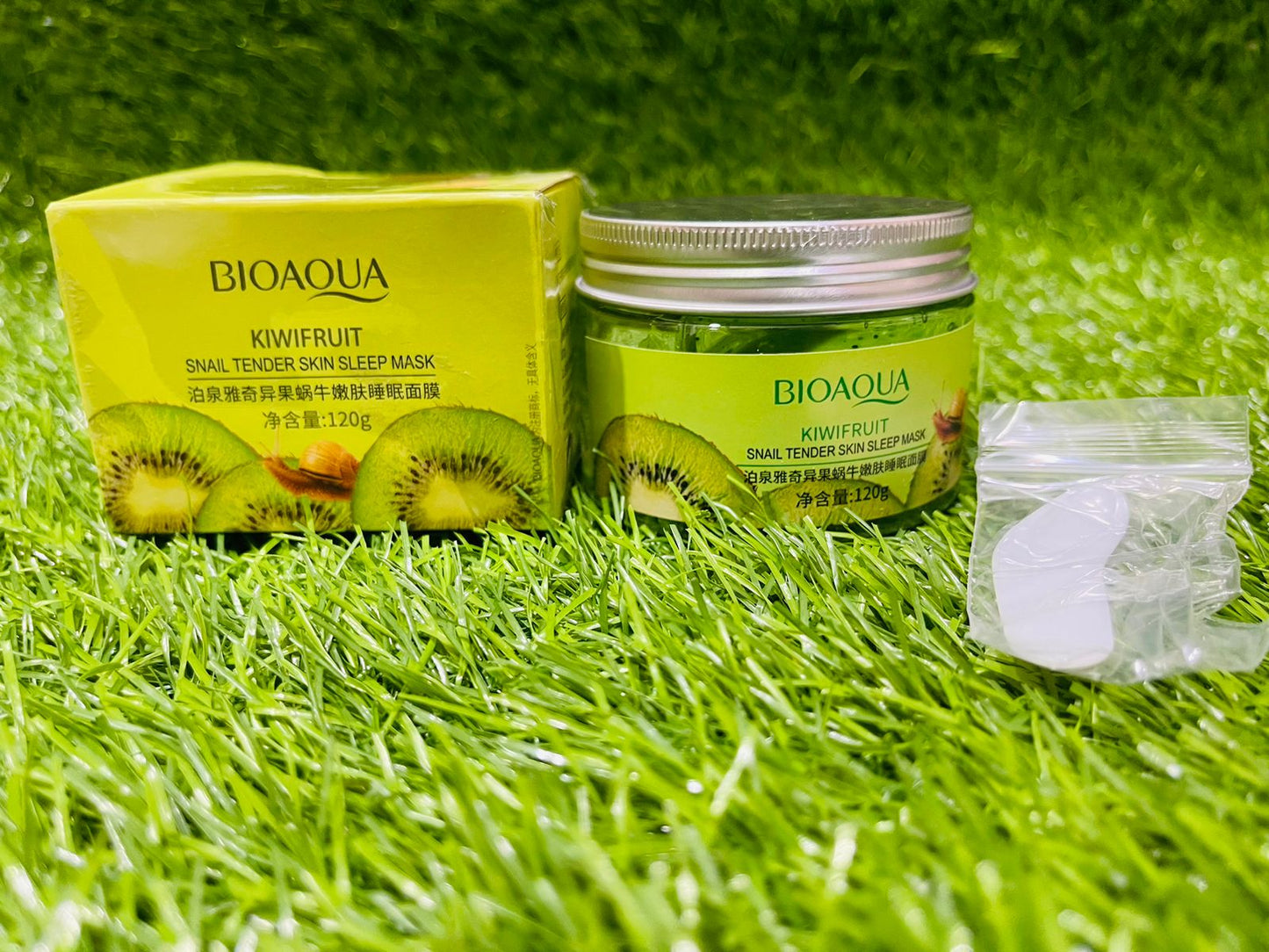 BIOAQUA KIWIFRUIT SNAIL TENDER SKIN SLEEP MASK(FOR DRY SKIN)