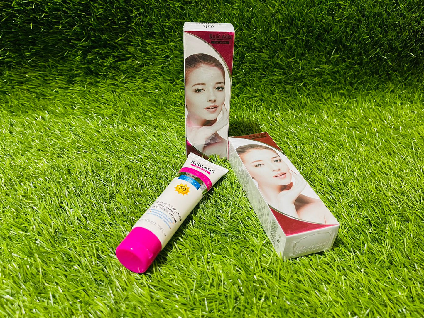 Guanjing Kojic Acid Sunscreen 50ml(ALL SKIN TYPES)