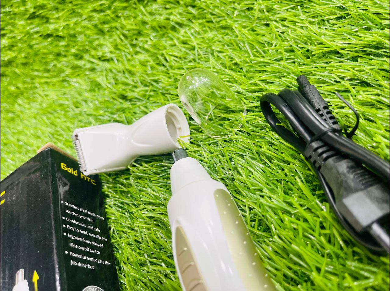 GOLD HTC NOSE AND FACE TRIMMER