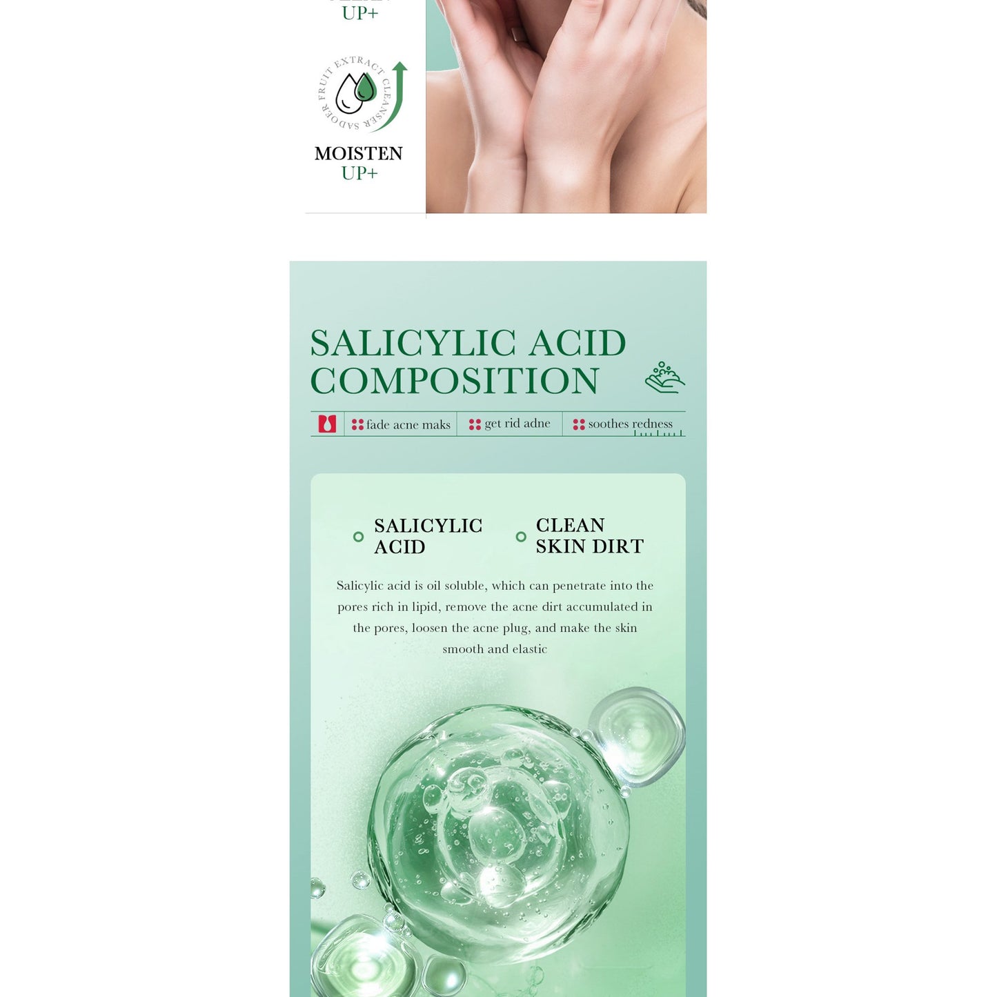 Bioaqua Salicylic Acid Acne Removal Cleanser