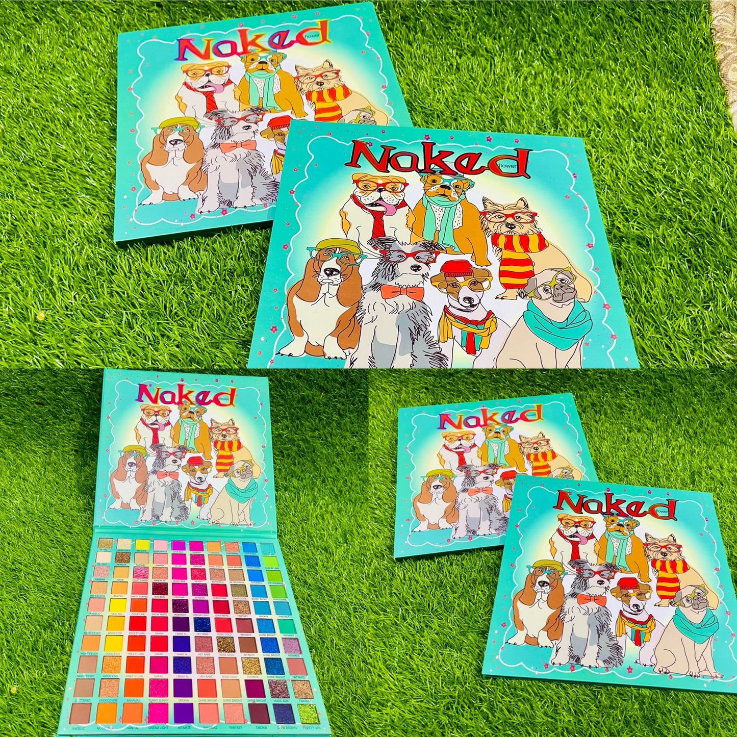 Naked 100 Color Velvet+Shimmer+Matt Eyeshadow Palette