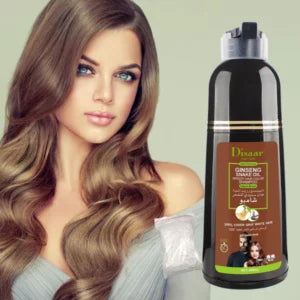 DISAAR LIGHT BROWN HAIR COLOUR SHAMPOO BIG BOTTLE 400ML