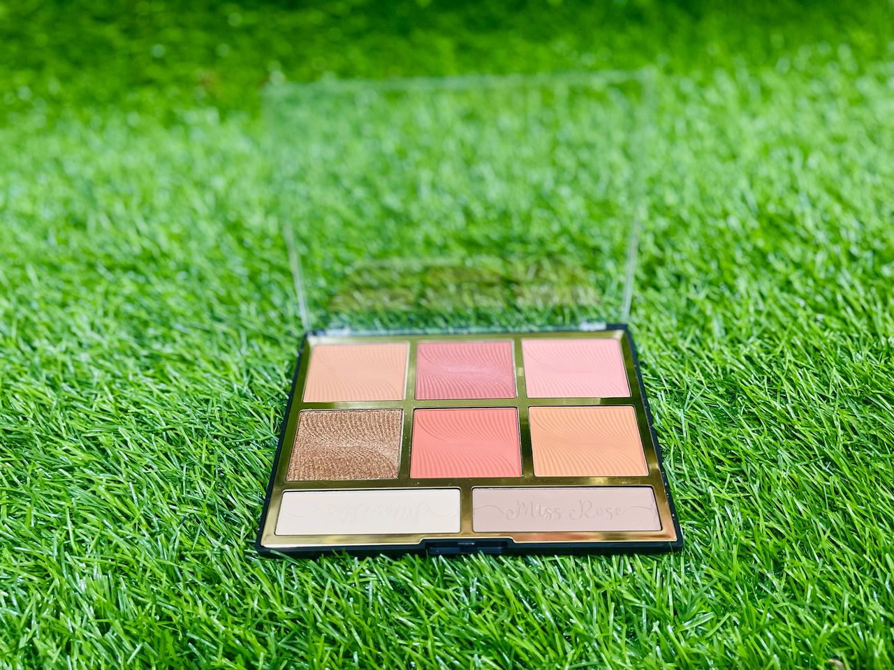 MISSROSE 6 COLOUR BLUSH ON AND CONTOUR KIT