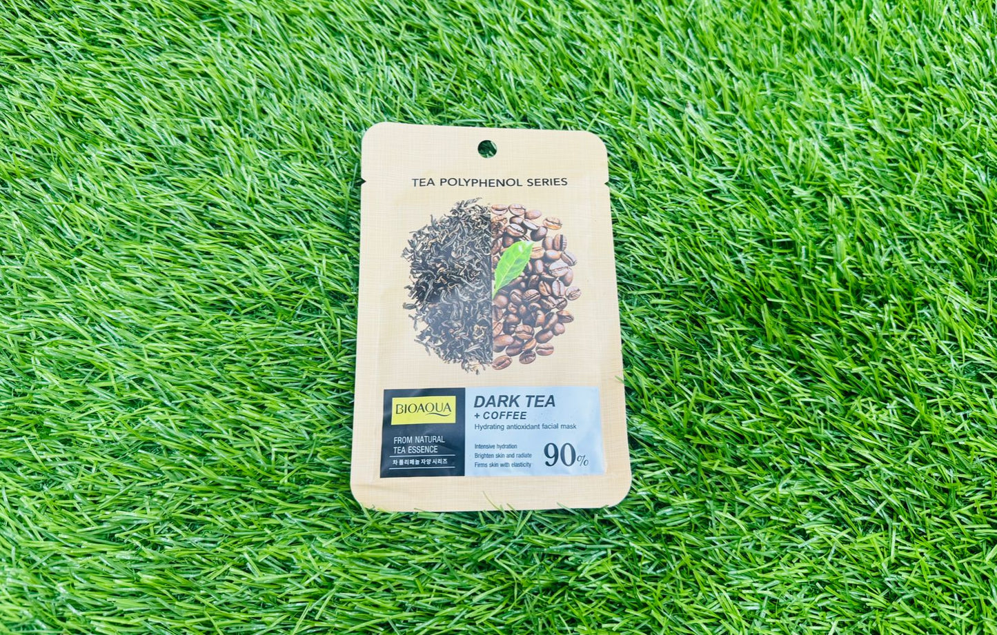 BIOAQUA Dark Tea+Coffee Facial Sheet Mask (FOR ALL SKIN TYPES)