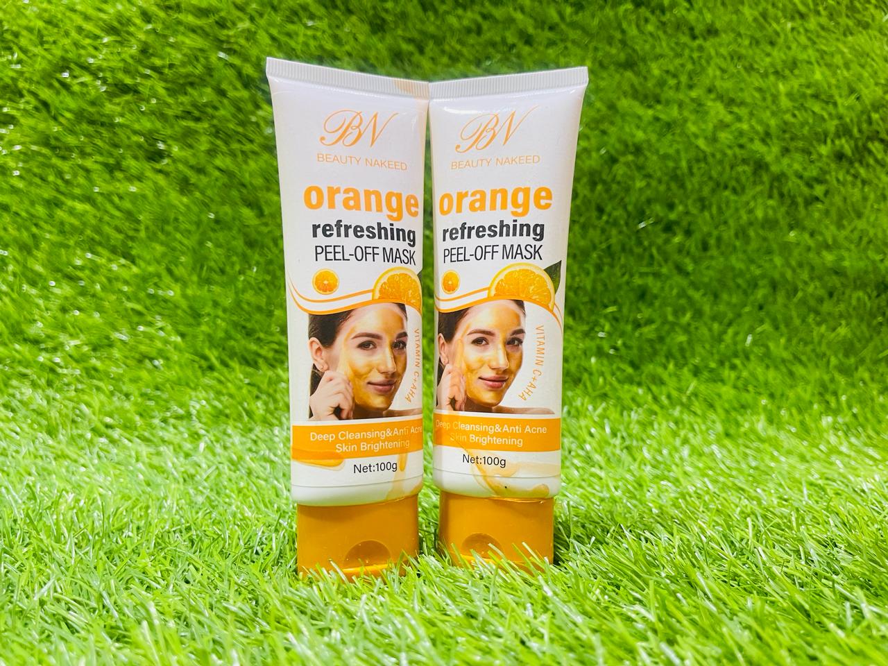 Beauty Nakeed Orange Refreshing Peel Off Mask(ALL SKIN TYPES)