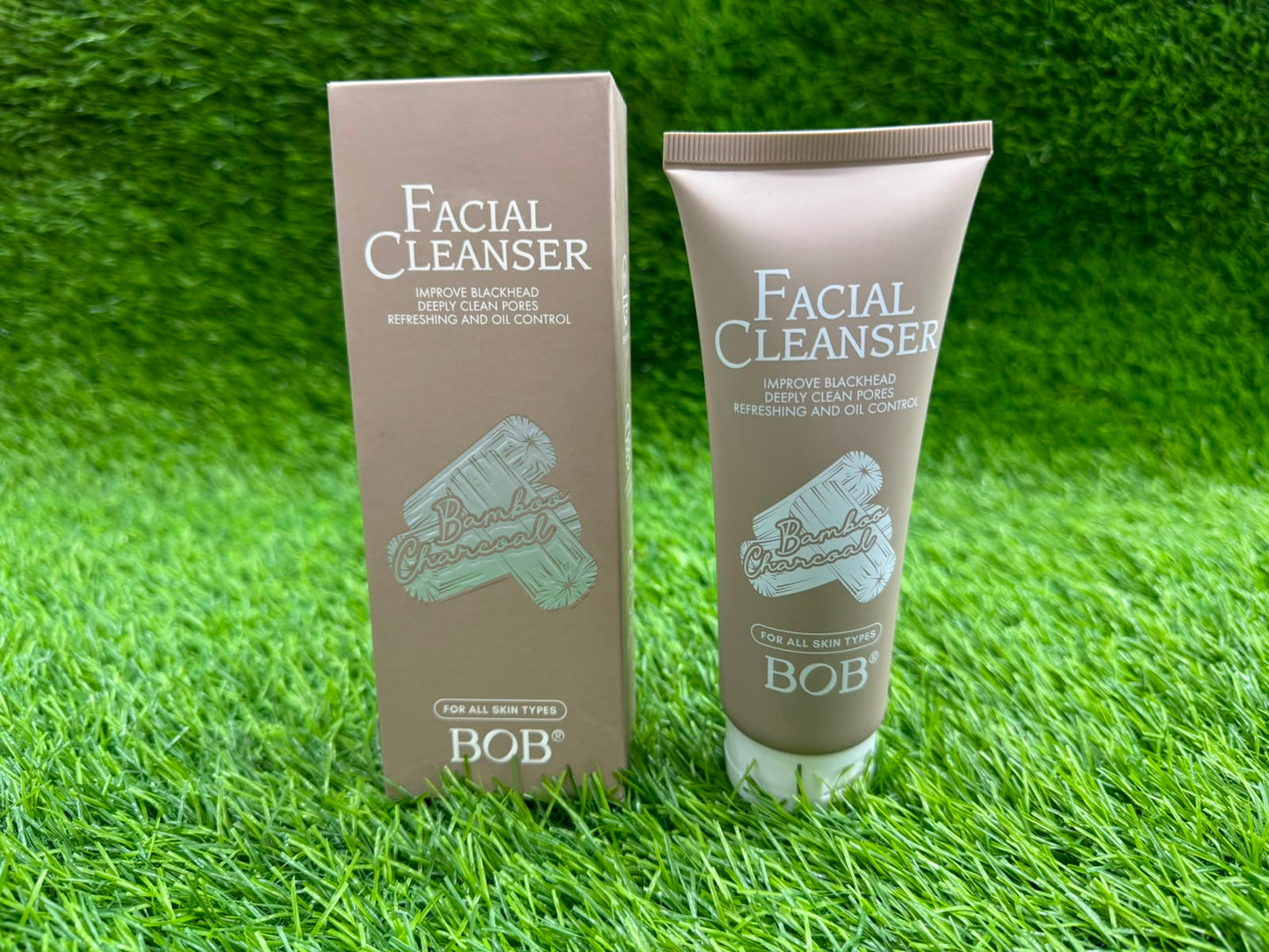 BOB BAMBOO MEN CHARCOAL FACE WASH 100ML
