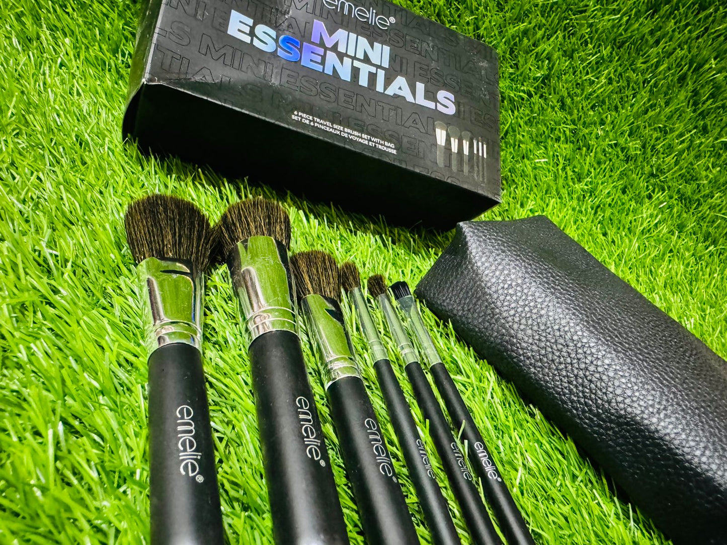 Emelie mini essential brushes 6pcs with bag