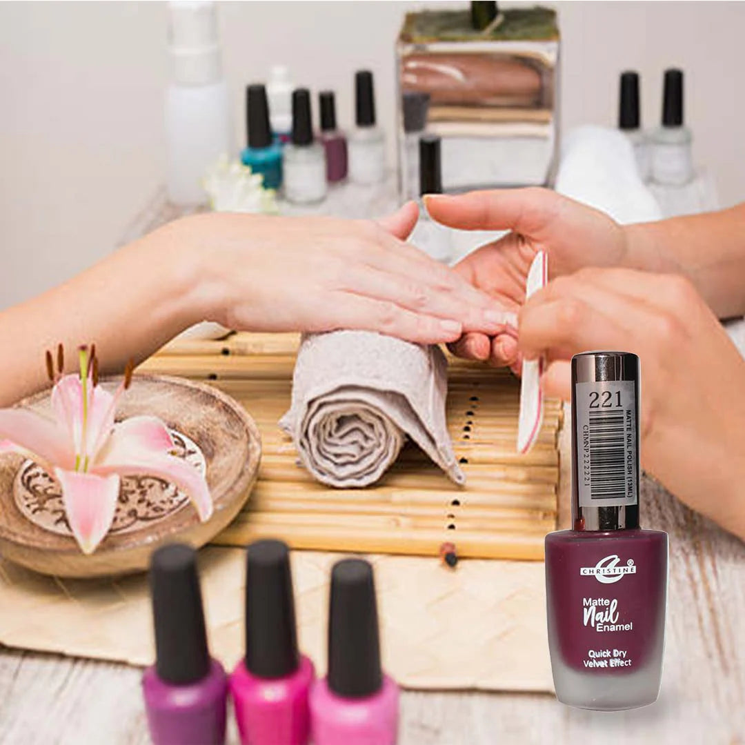 CHRISTINE NUDE COLOUR NAIL POLISH PACK OF 3
