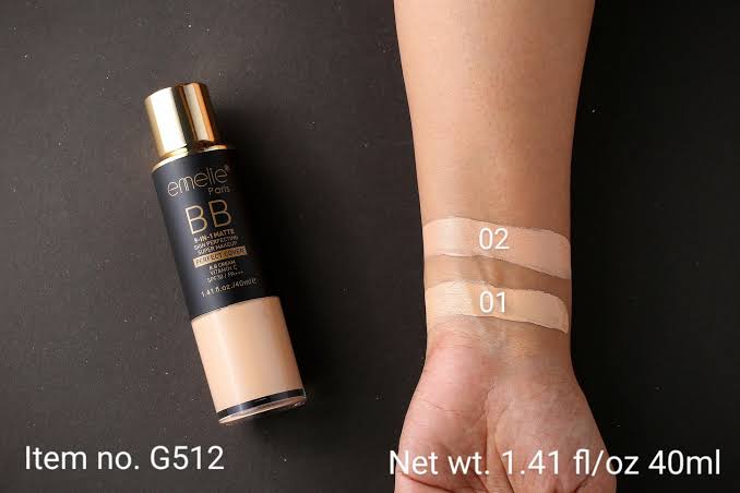 Emelie 9in1 BB Matte Perfect Cover BB Cream bottle