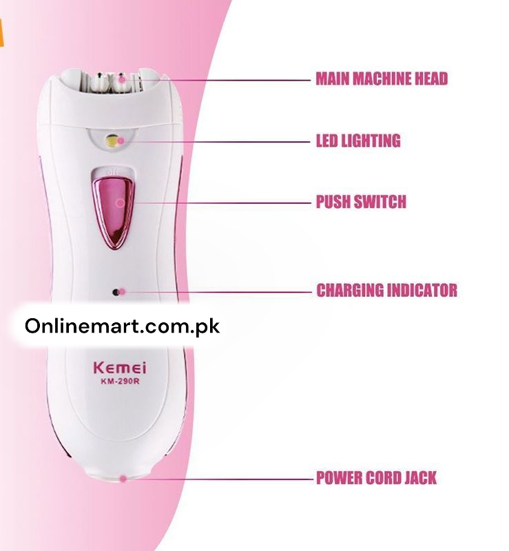 Kemei rechargable ladies epilator KM-290R
