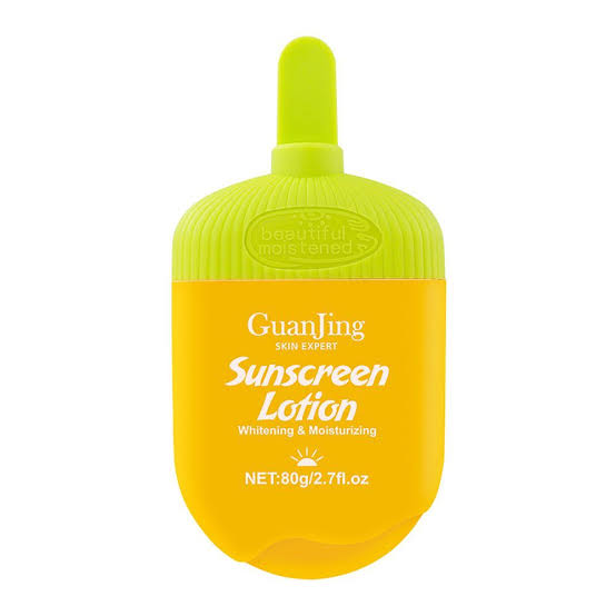 GUANJING Sunscreen Lotion SPF 60 Vitamin C & Nicotinamide 80g(ALL SKIN TYPES)