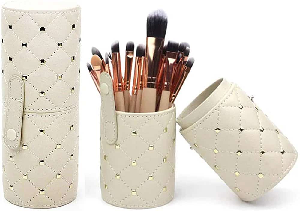 BH 11 PCS MAKEUP BRUSH SET CREAM DOTTED PACKING