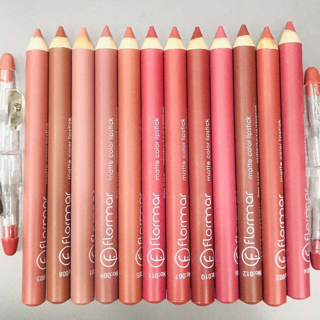 FLORMAR LIP PENCIL PACK OF 12 (LIP)